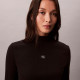 Calvin Klein Γυναικεία μακρυμάνικη μπλούζα Ribbed Cotton Turtleneck Top